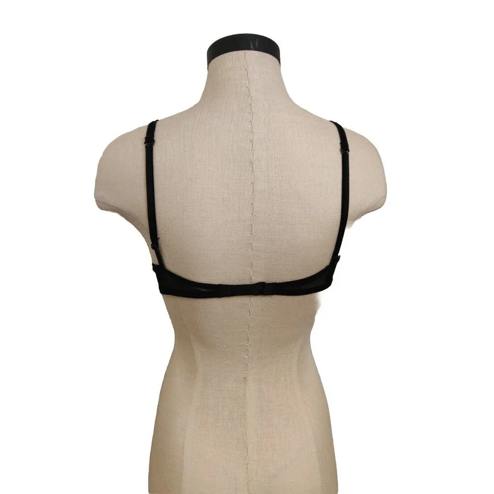 PINK Victoria's Secret Women's Bra Date Push-up Black Lace Size 34B. - Picture 2 of 6